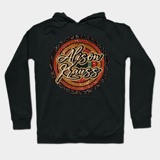 Alison Krauss Vintage design on top Hoodie